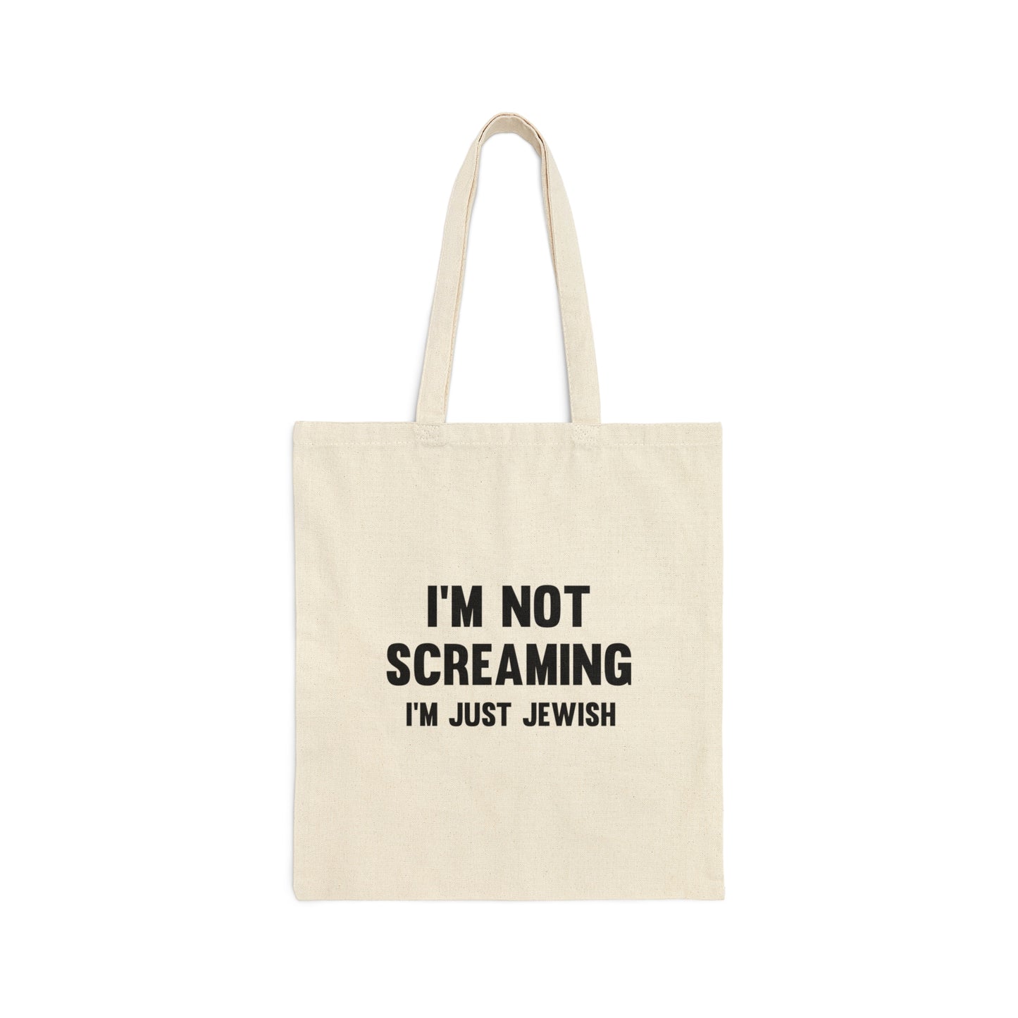 I'm Just Jewish Tote