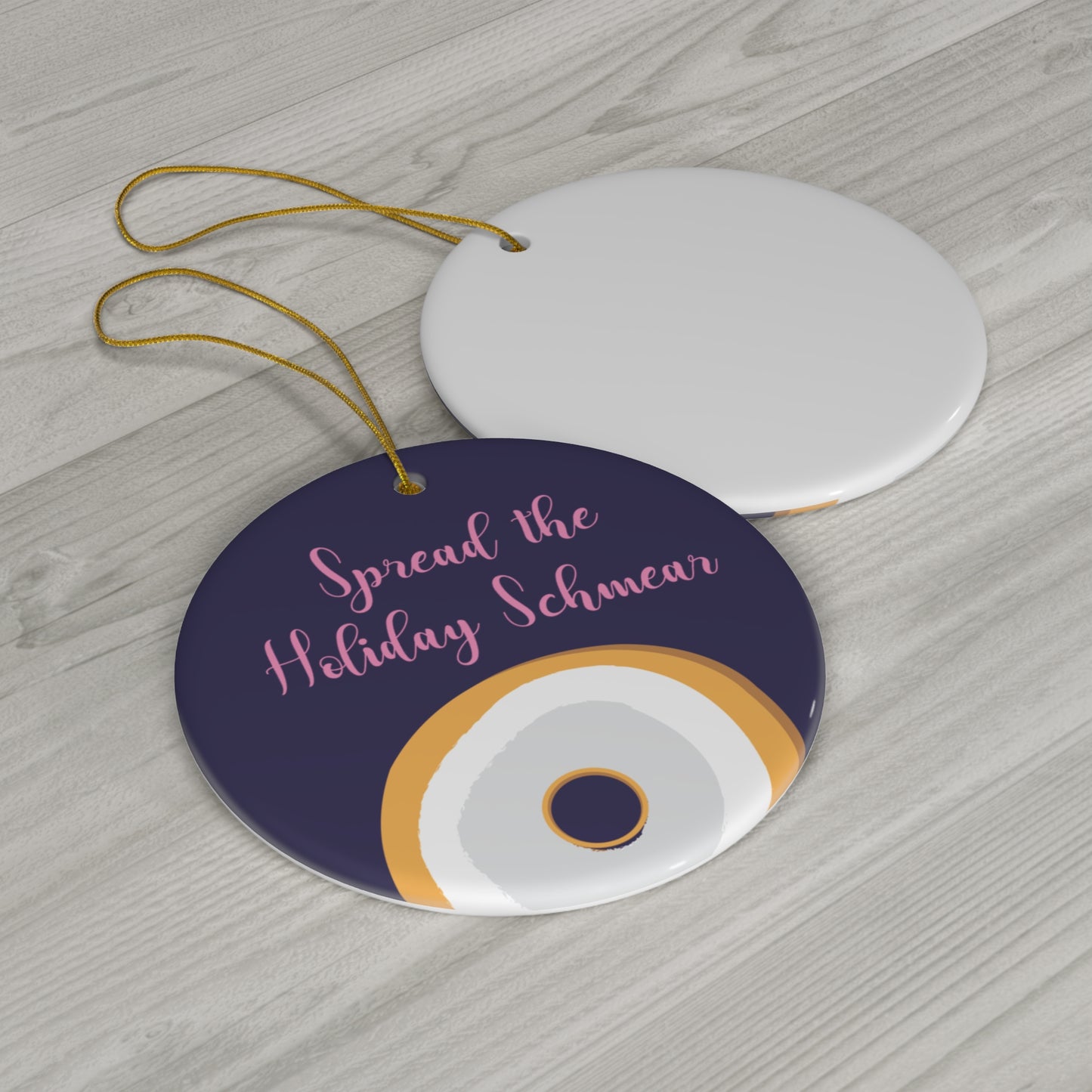 Holiday Schmear Christmas Ornament