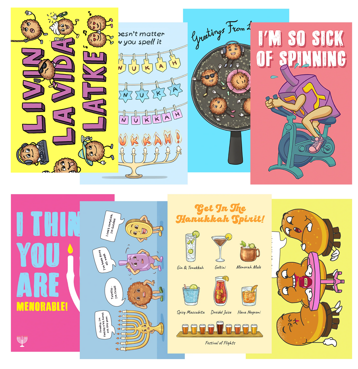 Hanukkah Variety Pack - 8 Card Gift Set
