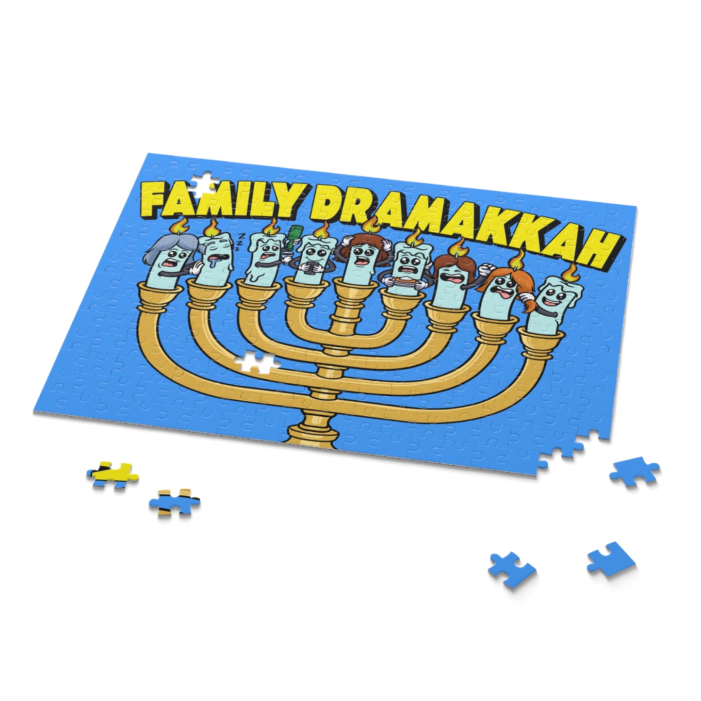 Family Dramakkah Puzzle - Blue