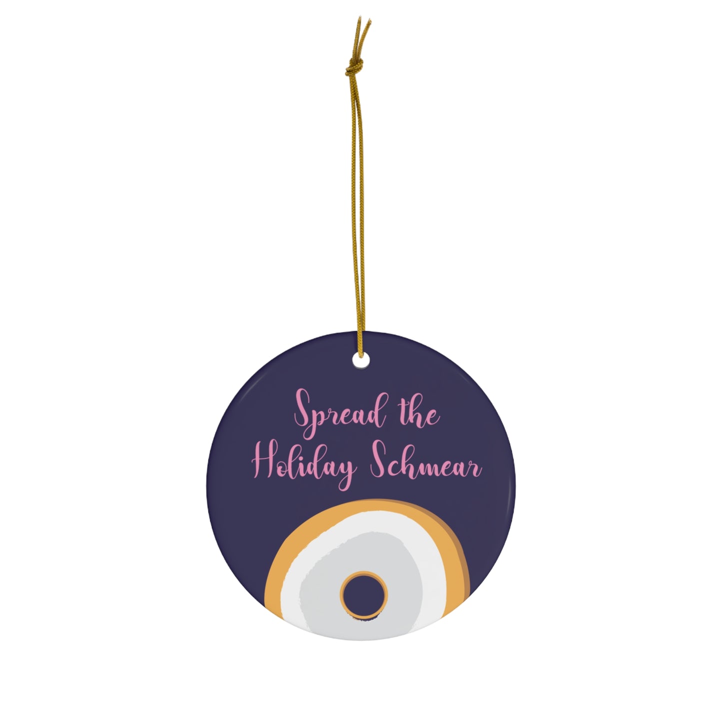Holiday Schmear Christmas Ornament
