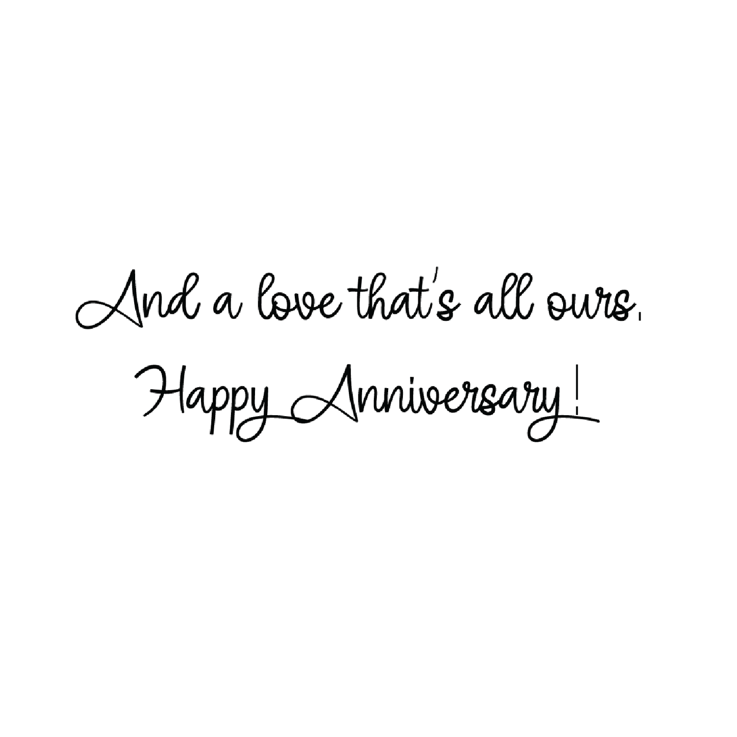 Happy Anniversary
