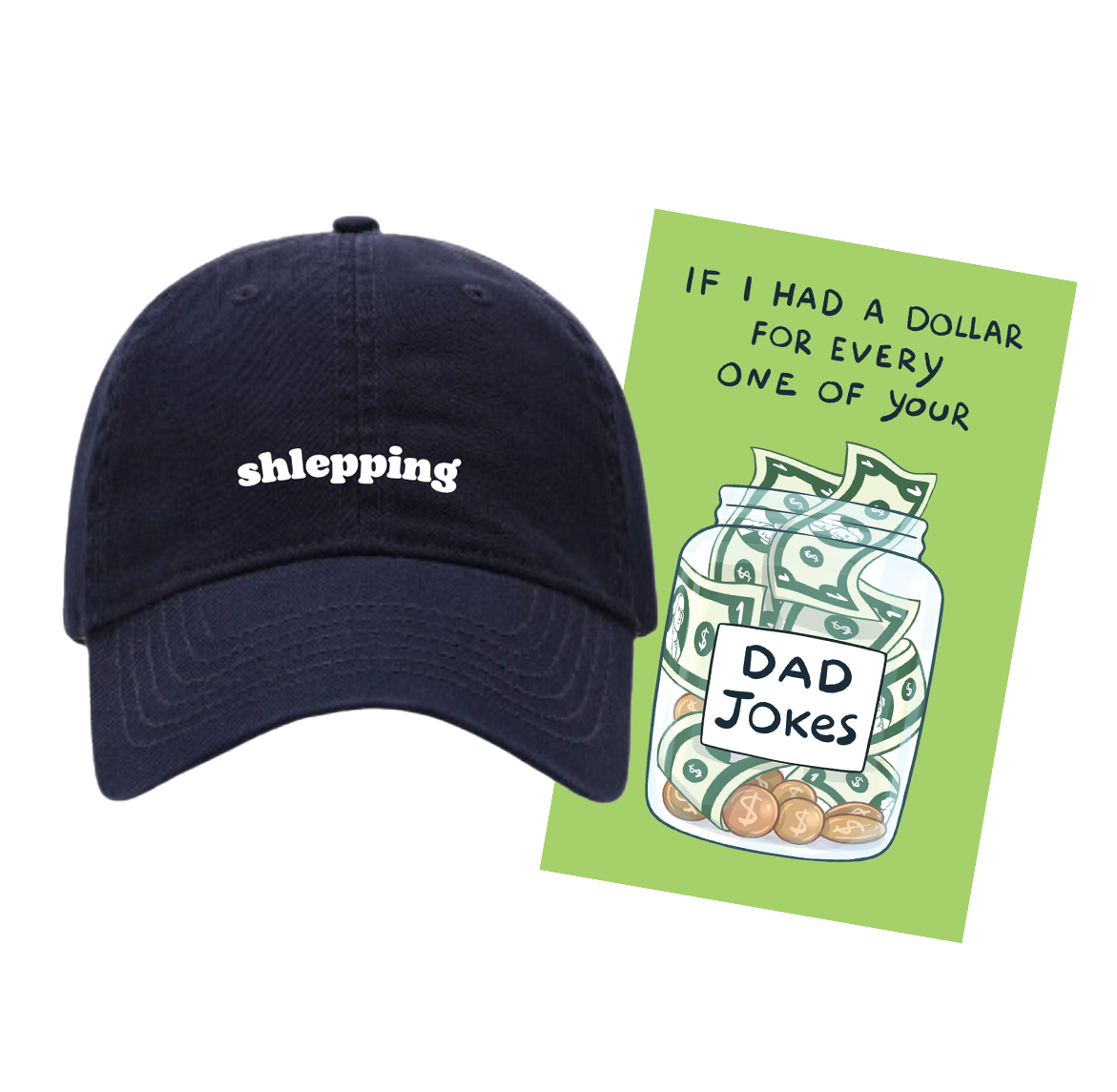 Yiddish Dad Hats & Card Collab