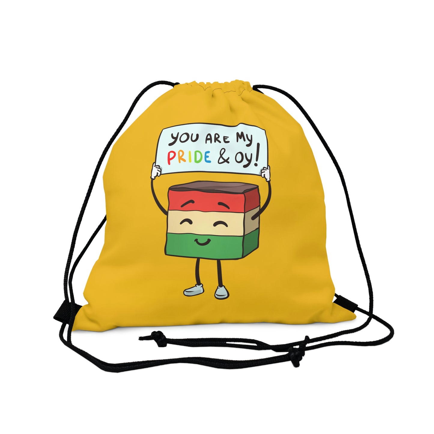 Pride & Oy Drawstring Bag