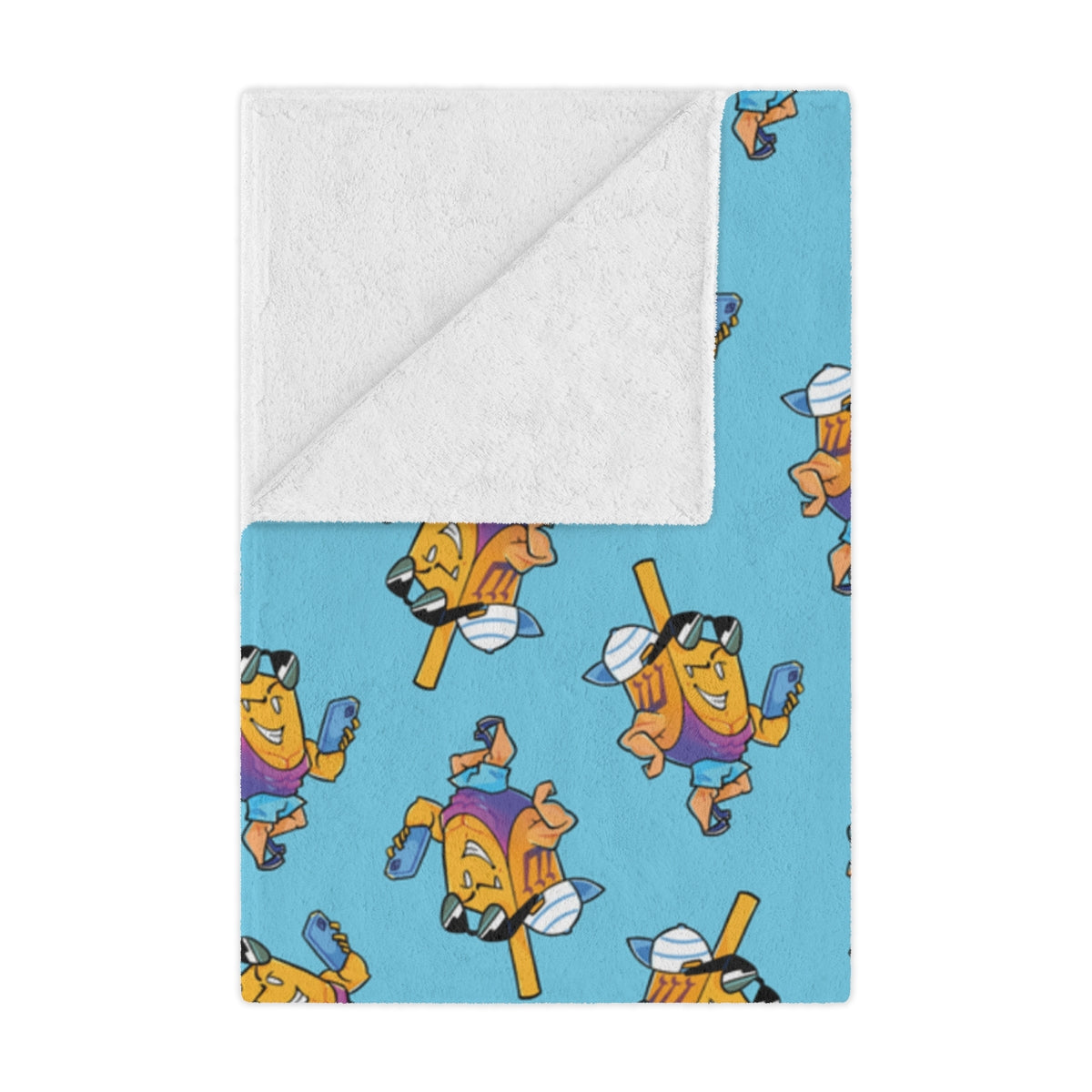 Hanukkah Dreidel Blanket