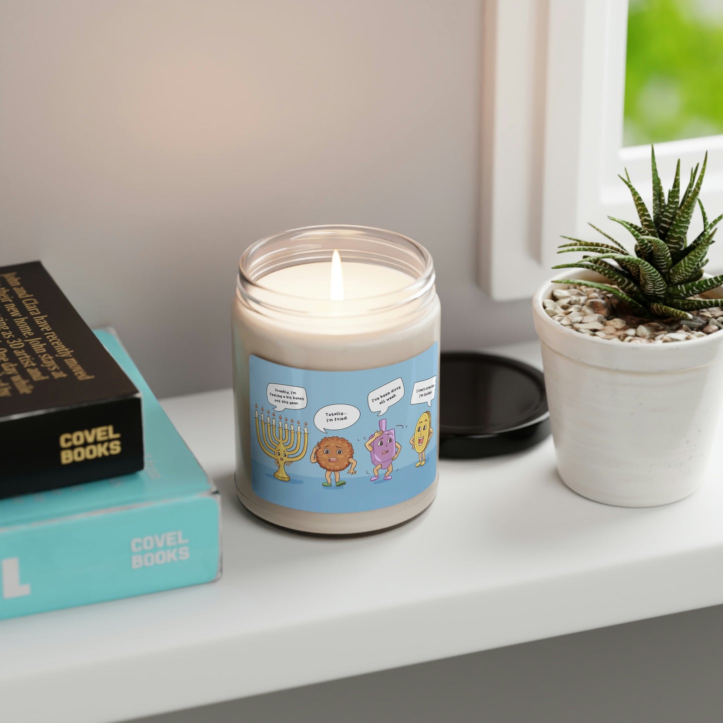 Kvetchy Hanukkah Soy Candle, 9oz