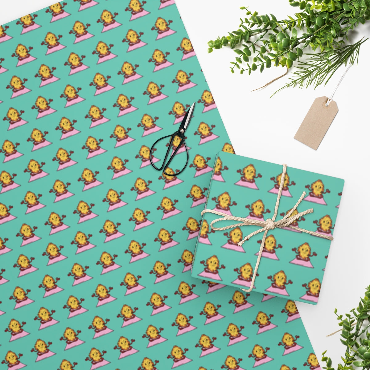 Latke Hanukkah Wrapping Paper