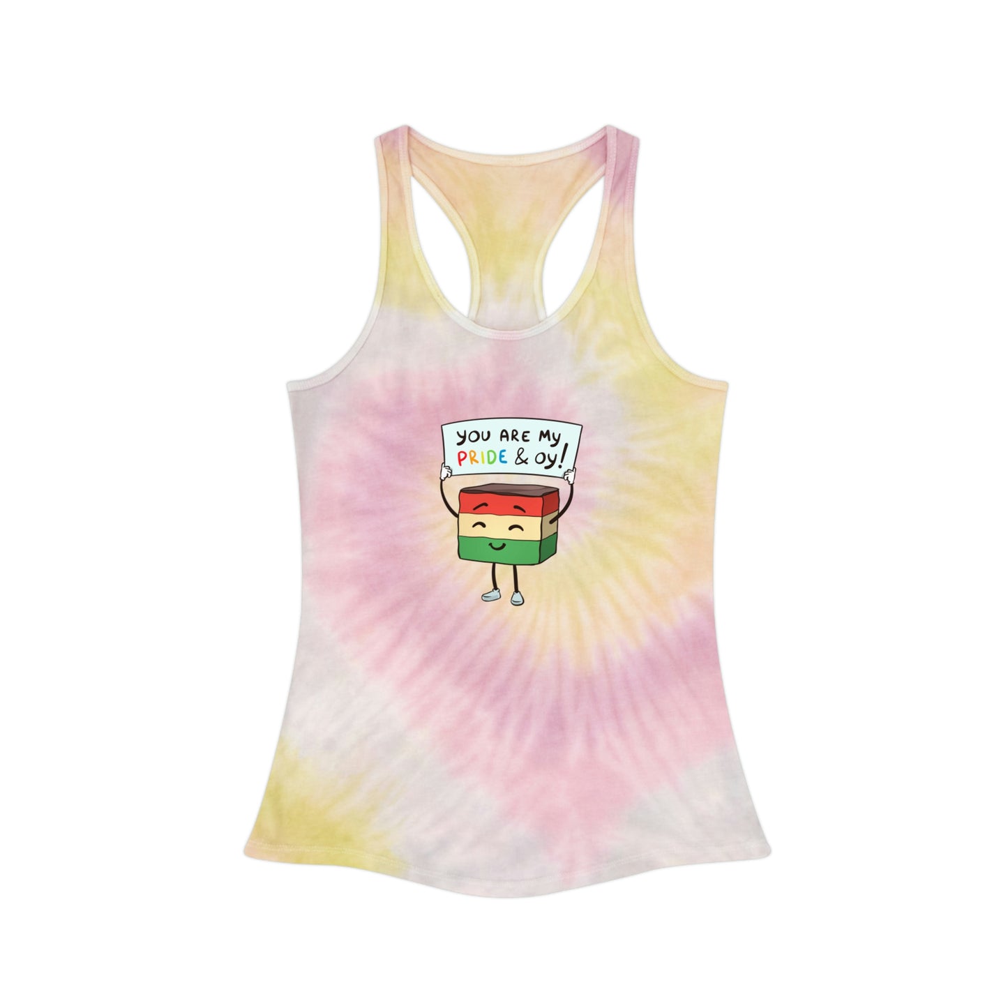 Women's Pride & Oy Tie Dye Tank