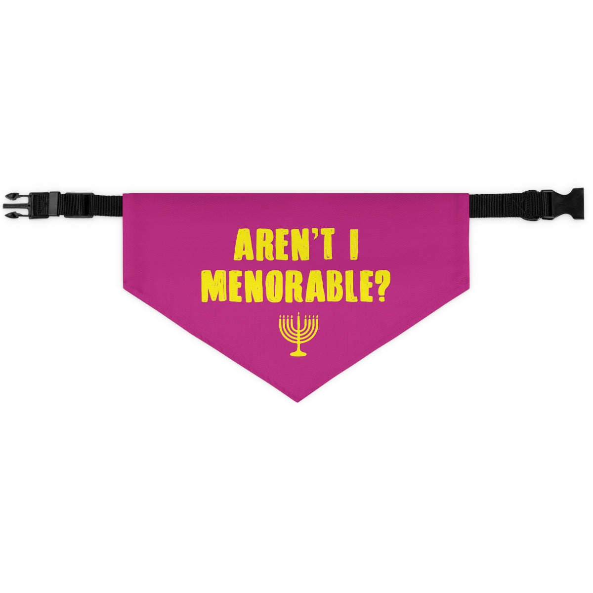 Menorable Dog Bandana Collar - Pink