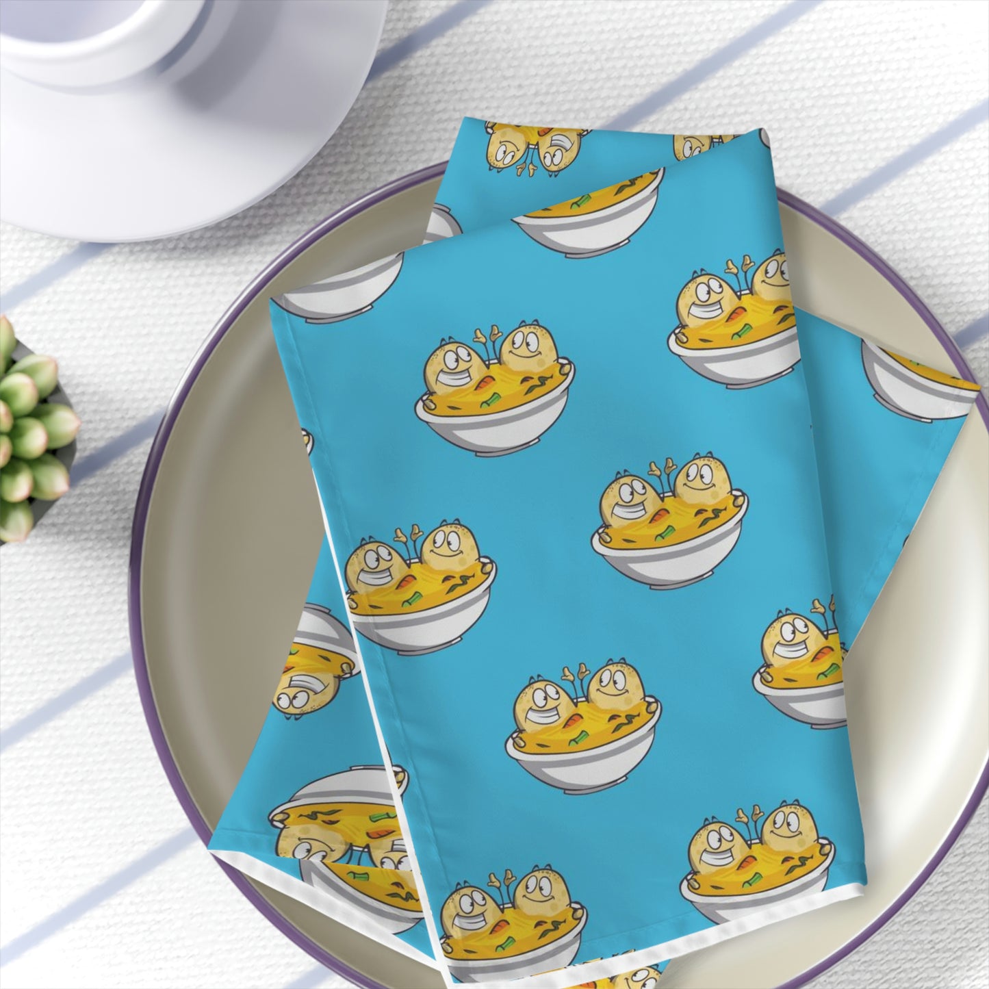 Matzah Ball Napkins - 4 Piece Set