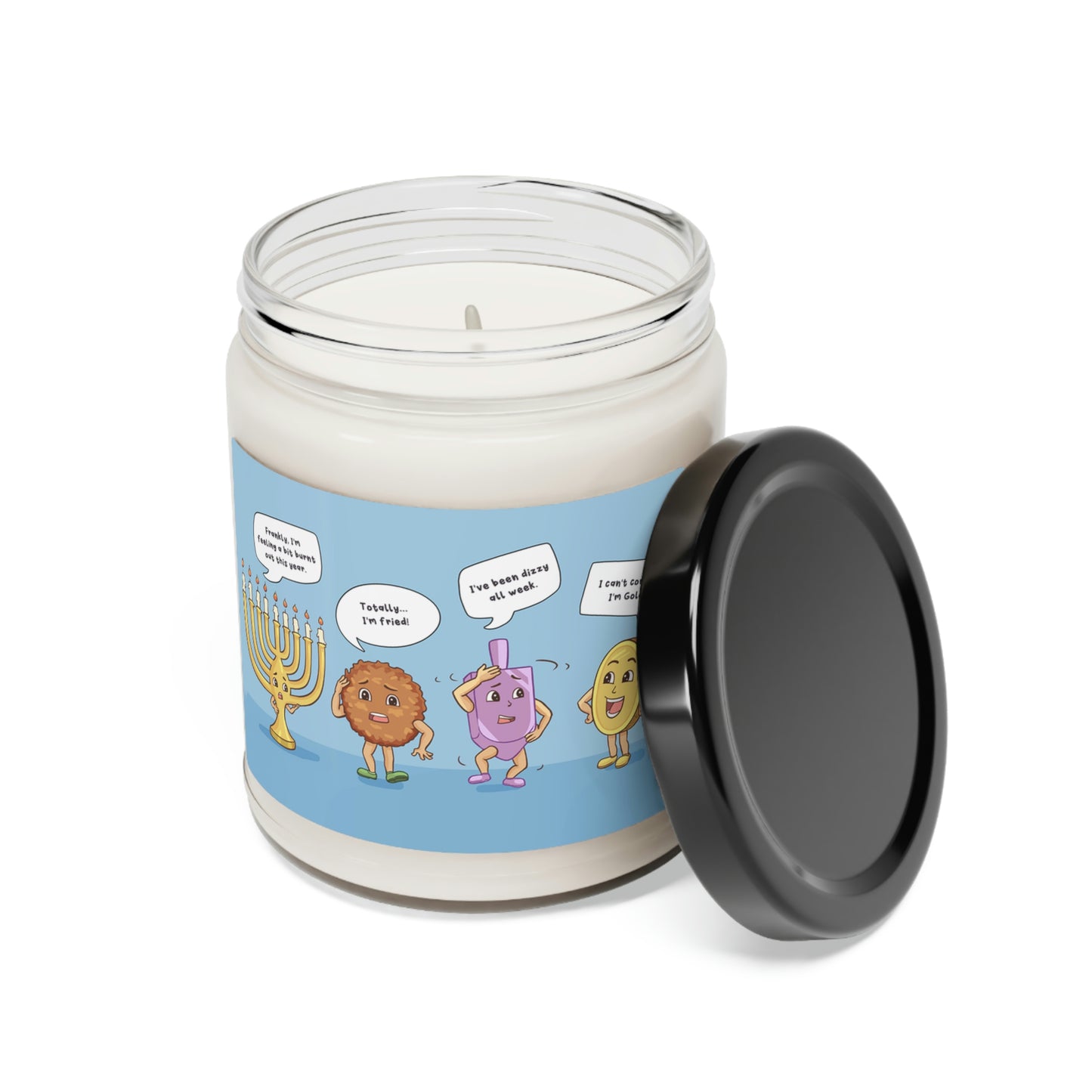 Kvetchy Hanukkah Soy Candle, 9oz