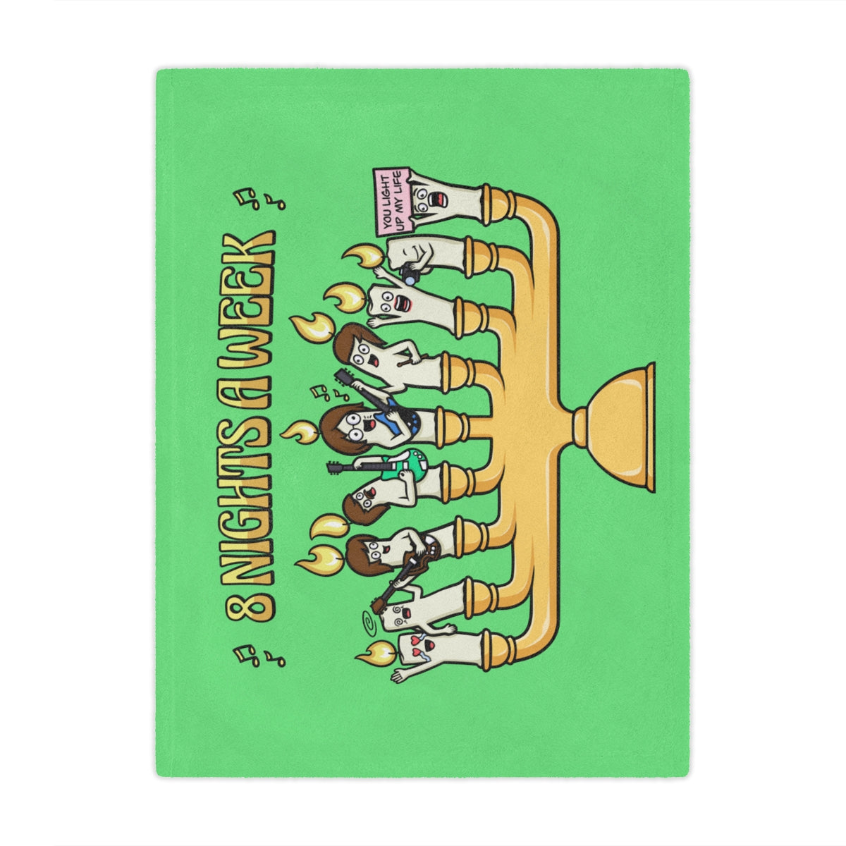 8 Nights A Week Hanukkah Blanket
