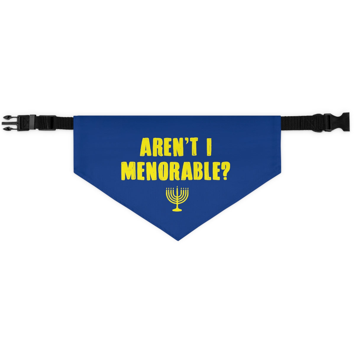 Menorable Dog Bandana Collar - Blue