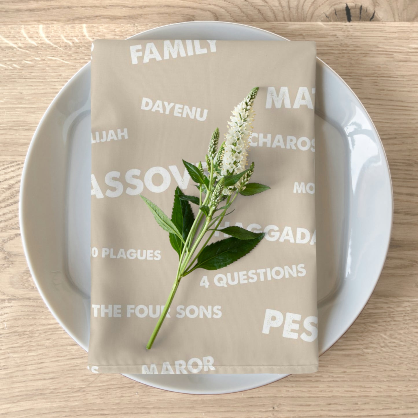 Seder Napkins - 4 Piece Set