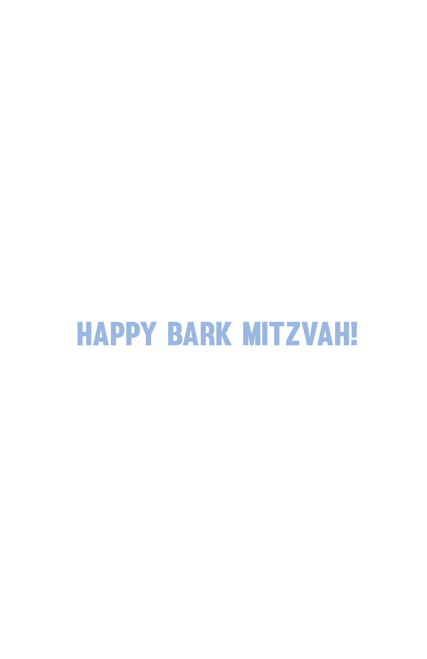Bark Mitzvah