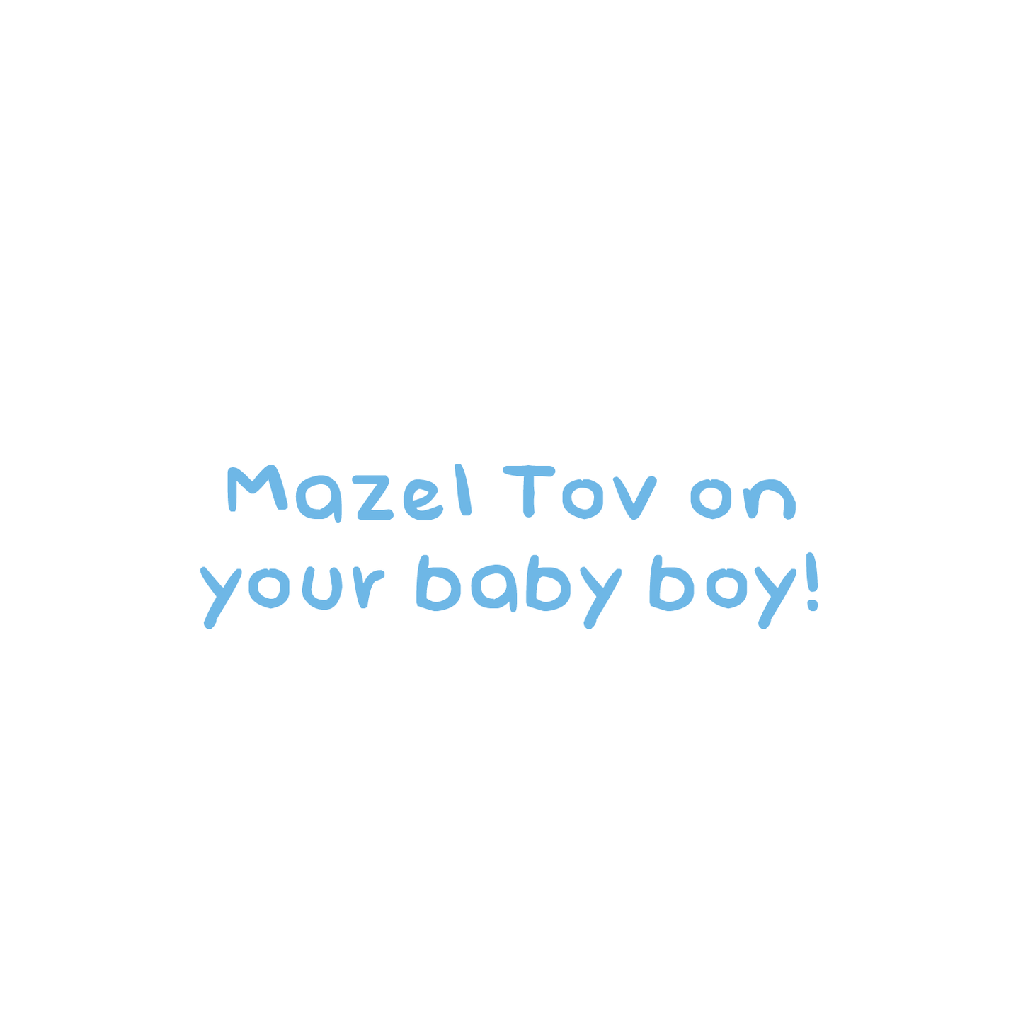 Jewish Bris Card