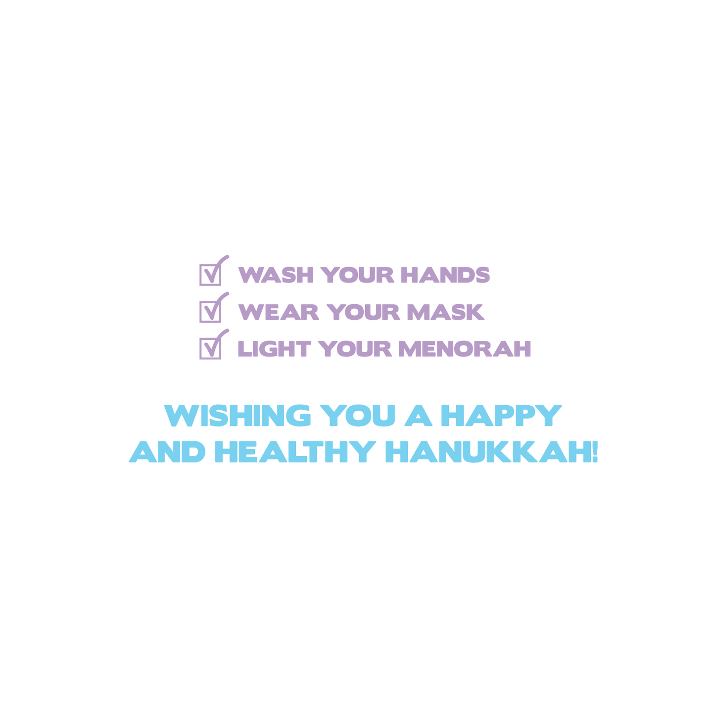 Masked Menorah - Funny Hanukkah Card by Menschions