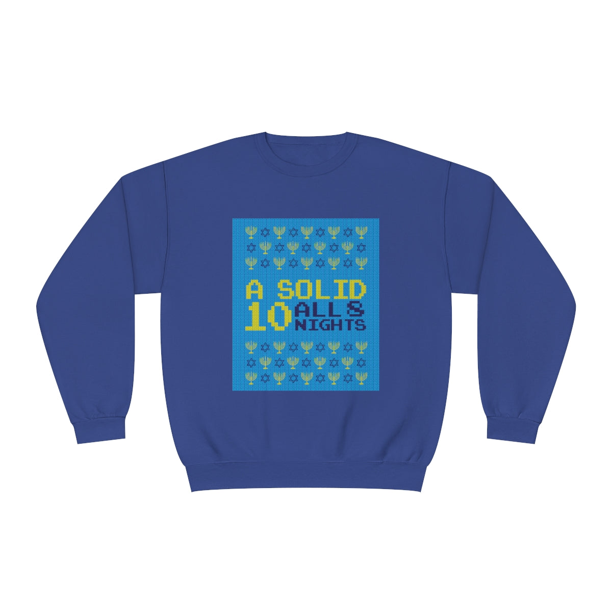 Solid 10 Hanukkah Sweatshirt