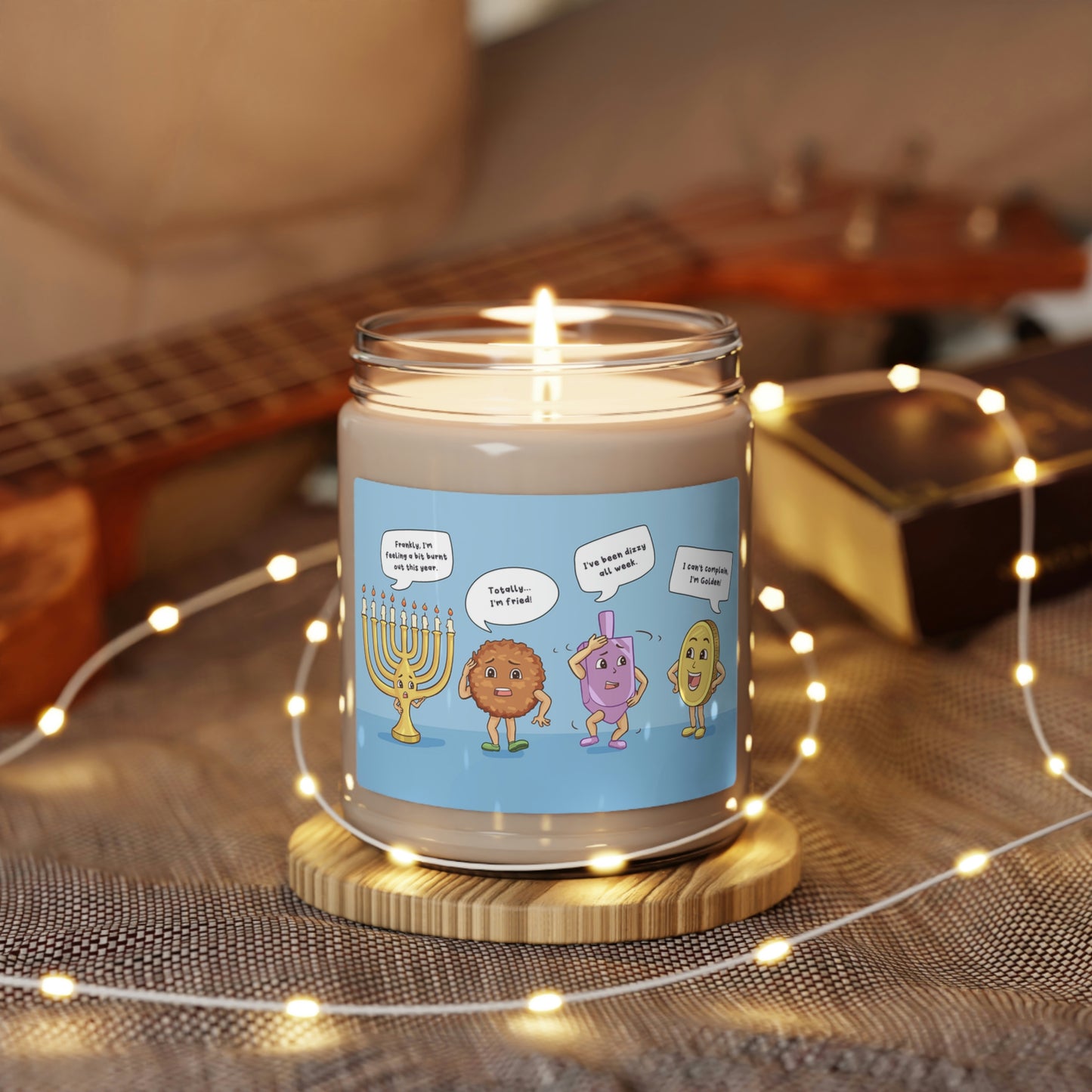 Kvetchy Hanukkah Soy Candle, 9oz