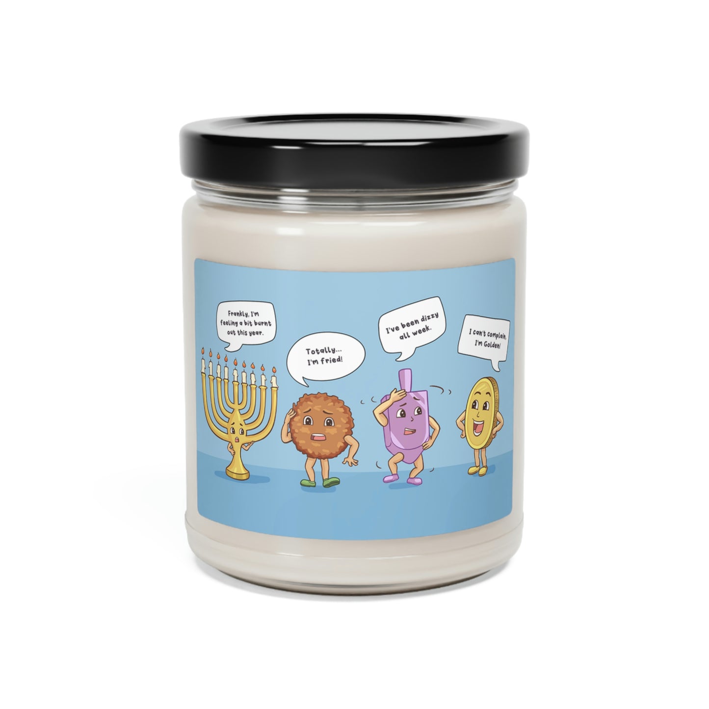 Kvetchy Hanukkah Soy Candle, 9oz