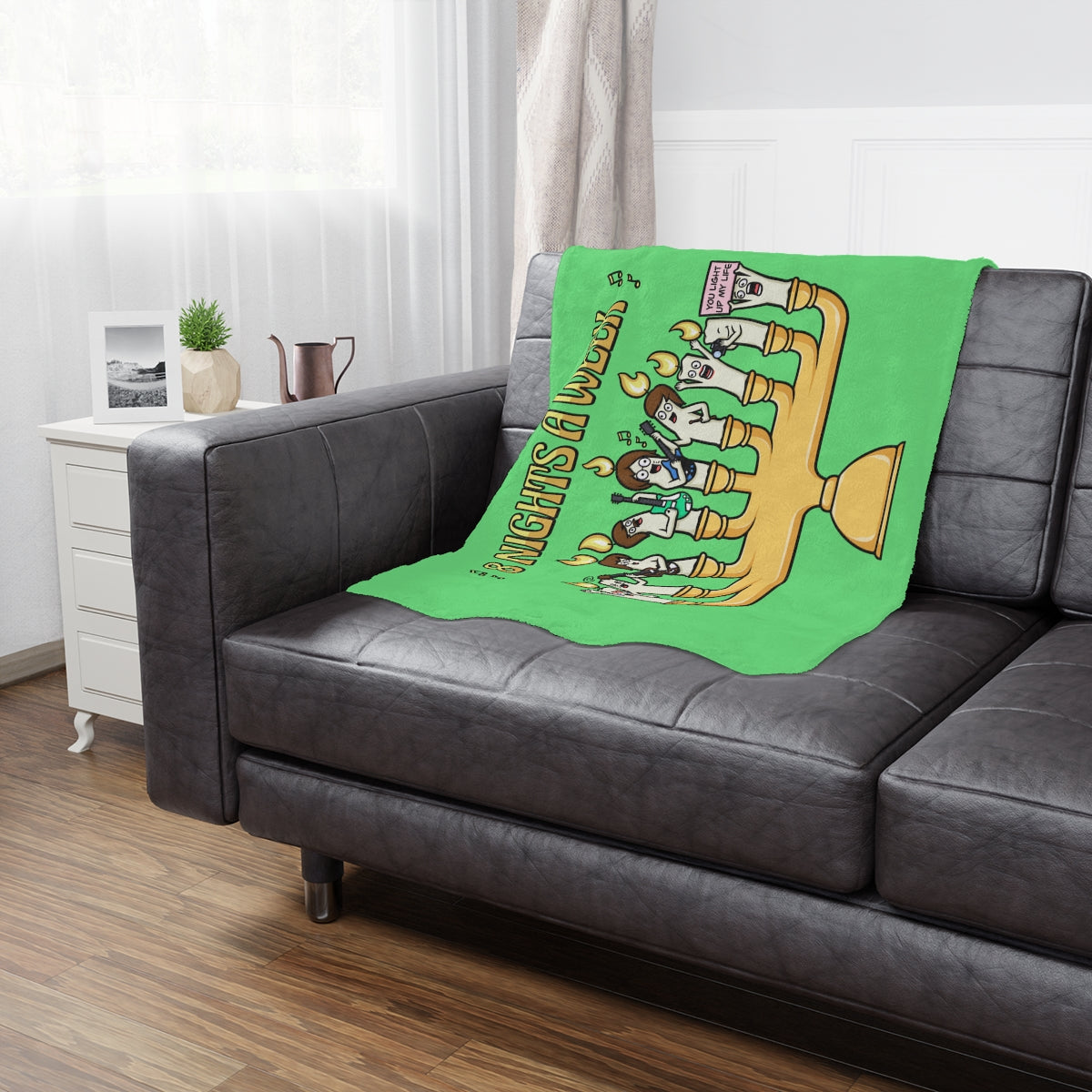 8 Nights A Week Hanukkah Blanket