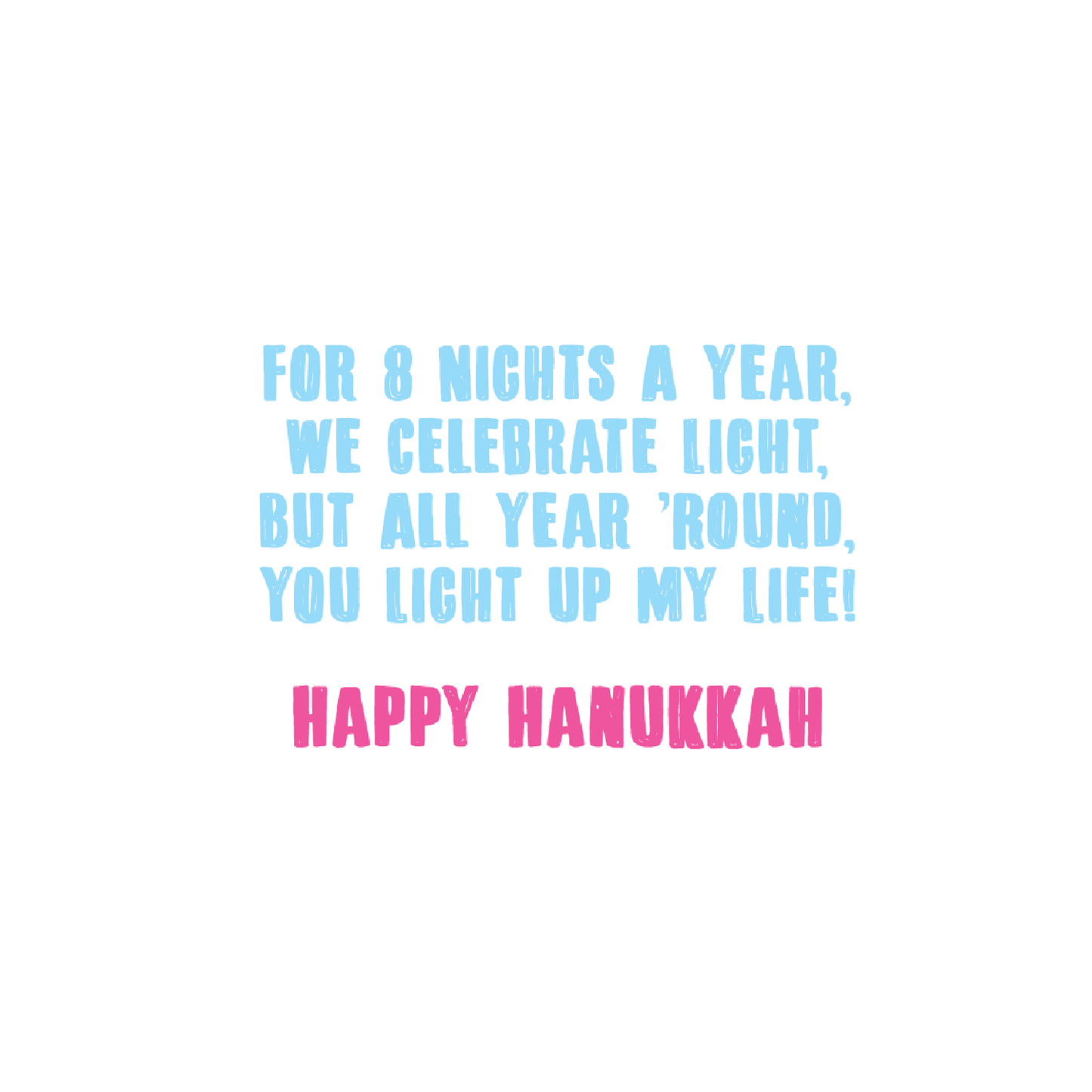 Menorable Hanukkah Card - Menschions Funny Jewish Cards