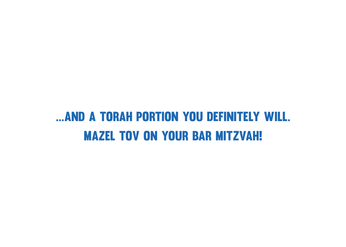Bar Mitzvah Cake