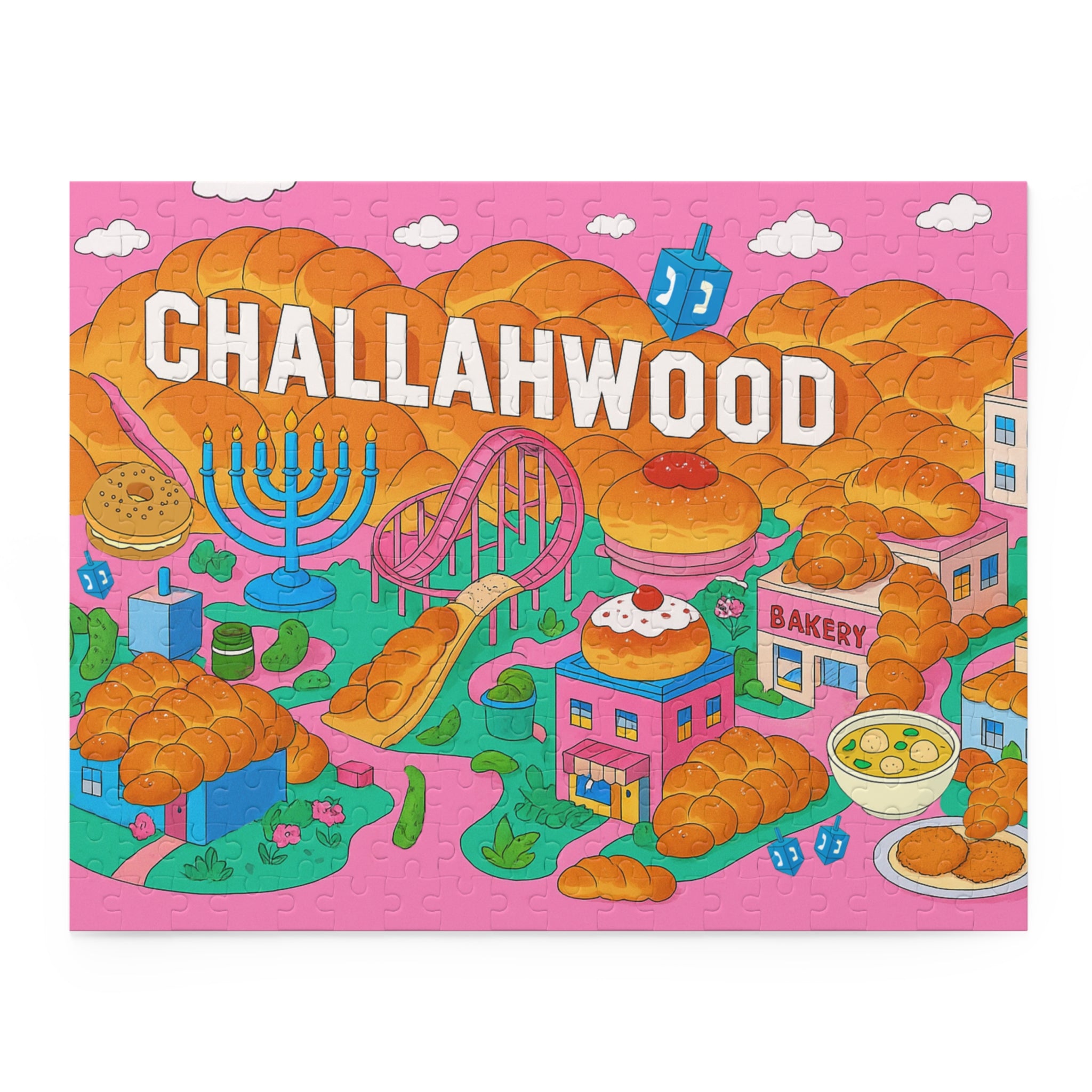 Fun Hanukkah Gift - Challahwood Puzzle | Menschions