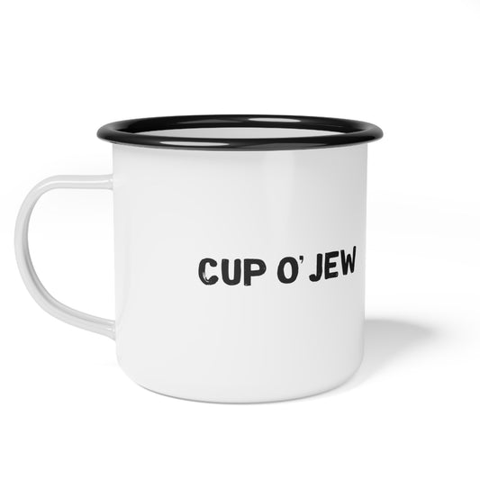 Cup O' Jew Enamel Cup
