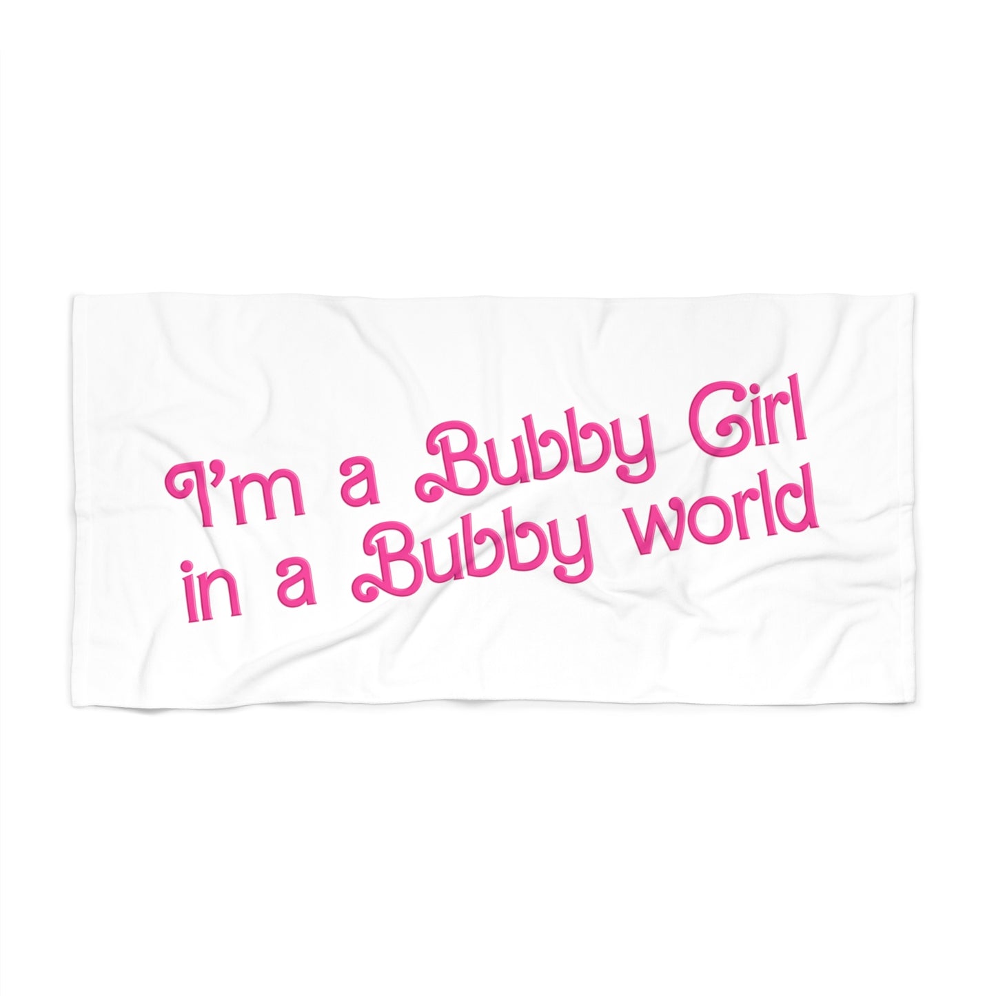 Bubby Girl Beach Towel