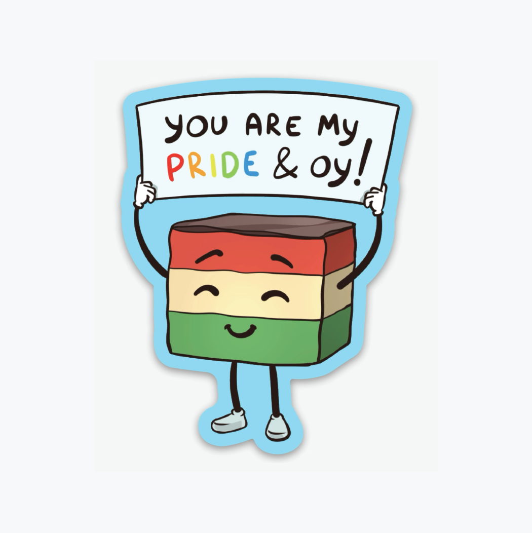 Gay Pride Sticker Menschions Funny Jewish Cards And Gifts Gay pride sticker menschions funny jewish cards and gifts