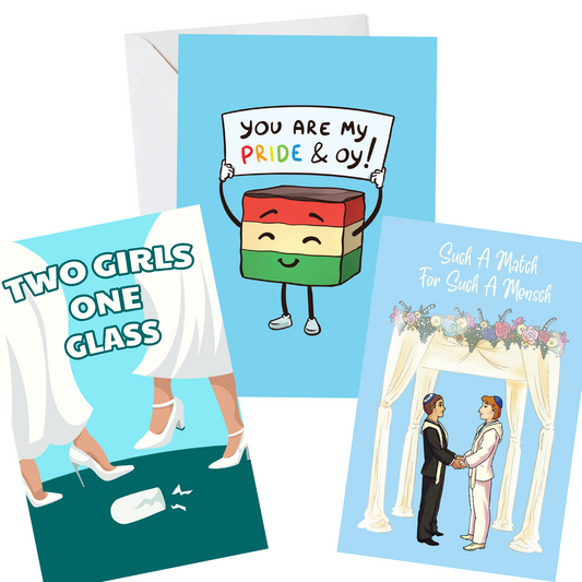 Gay Pride Card Pack (3 Cards)