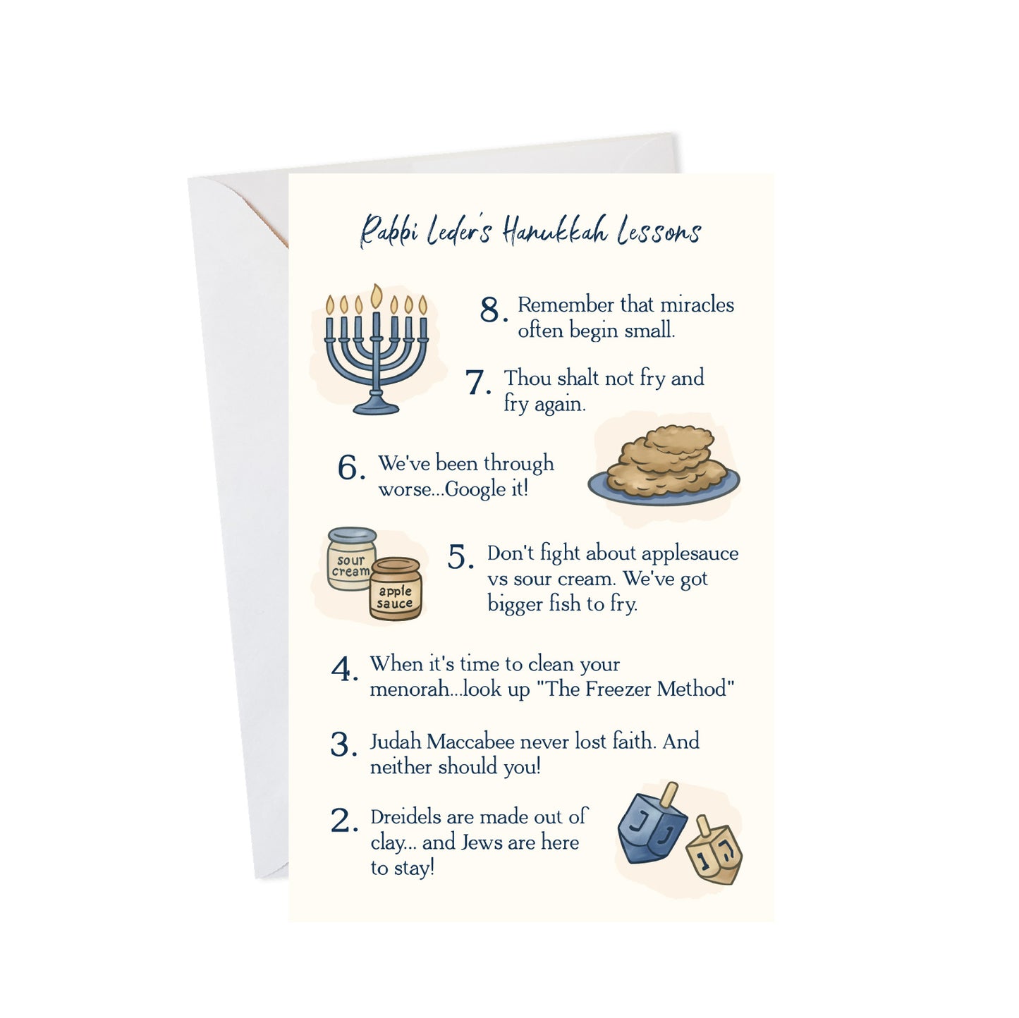 Rabbi Leder's Hanukkah Lessons